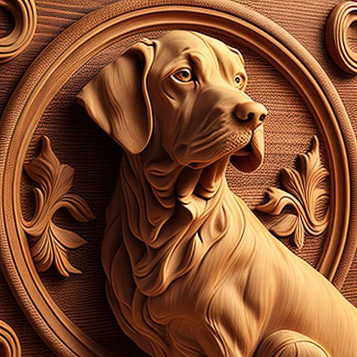 3D модель Італійська собака Вольпіно (STL)